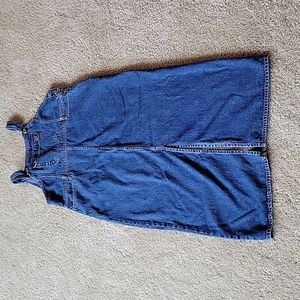 Vintage Denim Overall Dress